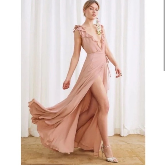 Reformation Peppermint Dress - Blush - Picture 2 of 13